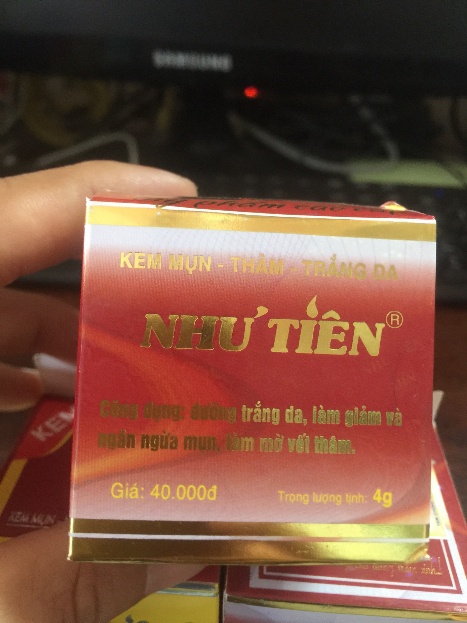 Kem mụn, trắng da Như Tiên 4g