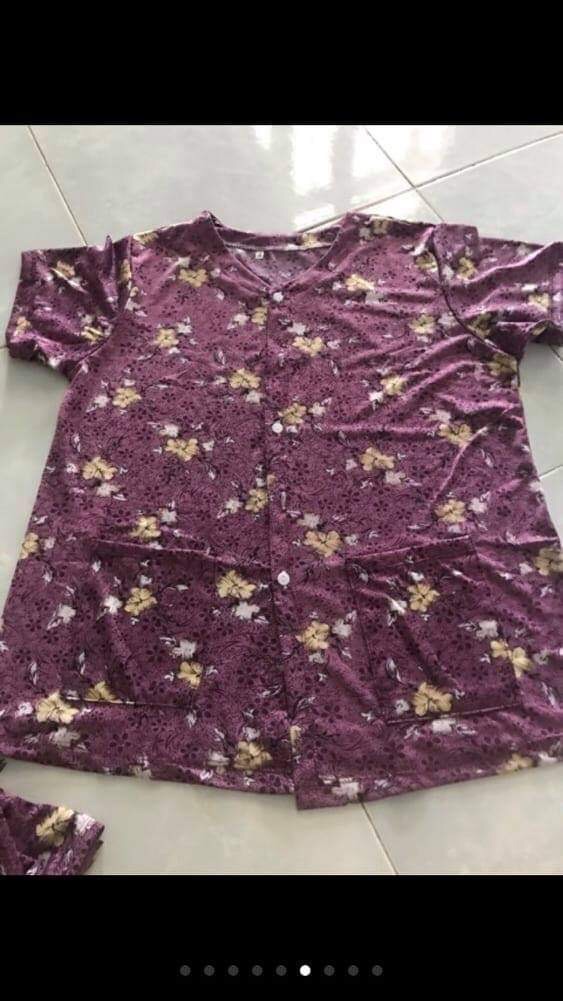 [HCM]bộ bà già túi tay ngắn(size 40-67kg)