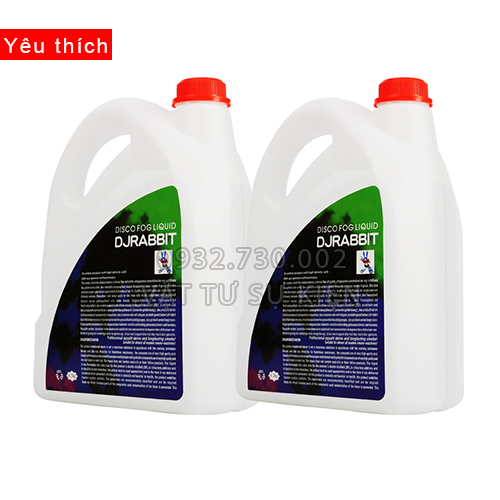 [ GIÁ CỰC RẺ ] Dung Dịch Tạo Khói Đậm Đặc DJRABBIT Đã Pha Sẵn 4.5 Lít