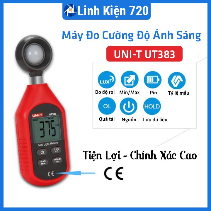 Thiết bị đo cường độ ánh sáng UT383 UNI-T chính xác cao