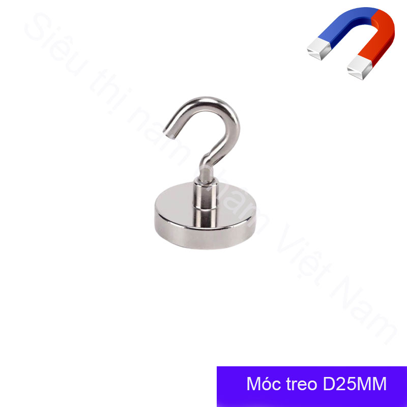 Nam châm móc treo , móc treo nam châm d25mm  siêu mạnh
