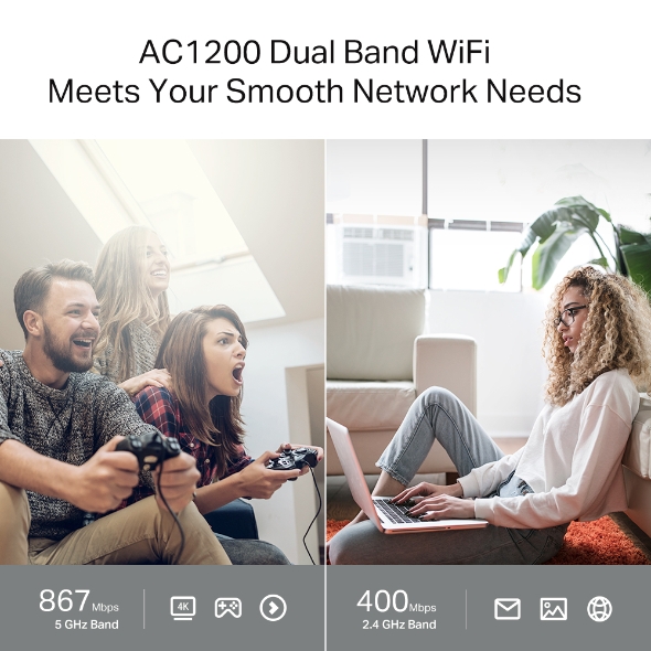 Bộ Phát Wifi TP-Link Archer A64 Chuẩn AC Tốc Độ 1200Mbps