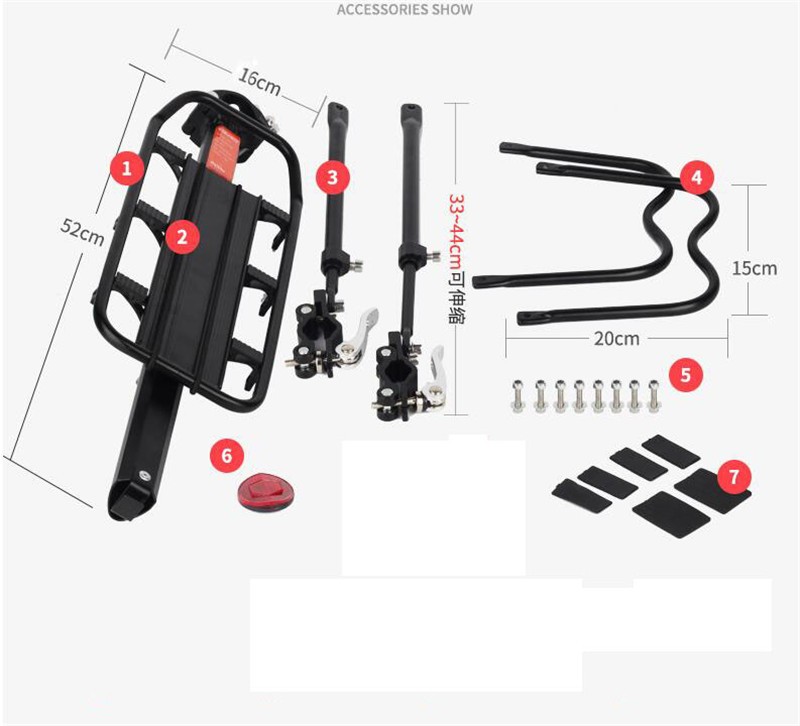 Baga chở Hàng lắp Cọc Yên Xe thể thao MTB