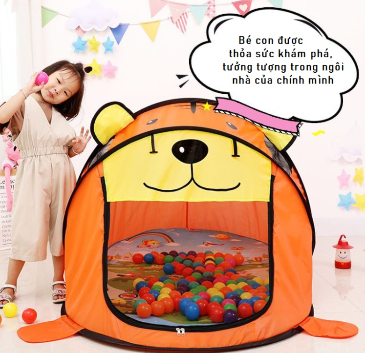 Lều cho bé tự bung