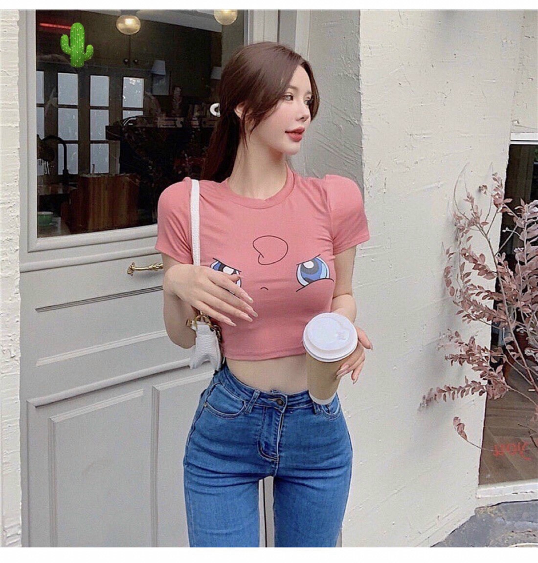 Áo croptop po.kemon nhiều màu cực xinh PC