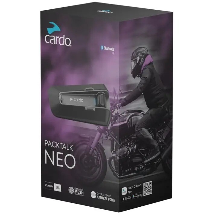 Tai nghe Cardo PACKTALK NEO - Bluetooth Intercom lái xe máy