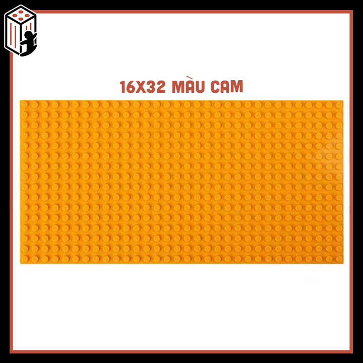 Tấm nền - đế gắn trưng base 16x32 nút - đồ chơi lắp ráp xếp hình minifig - loại dày - dẻo - nhiều màu