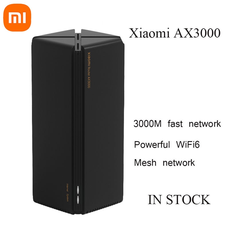 Bộ phát router wifi xiaomi ax3000 hỗ trợ wifi 6 hỗ trợ mesh