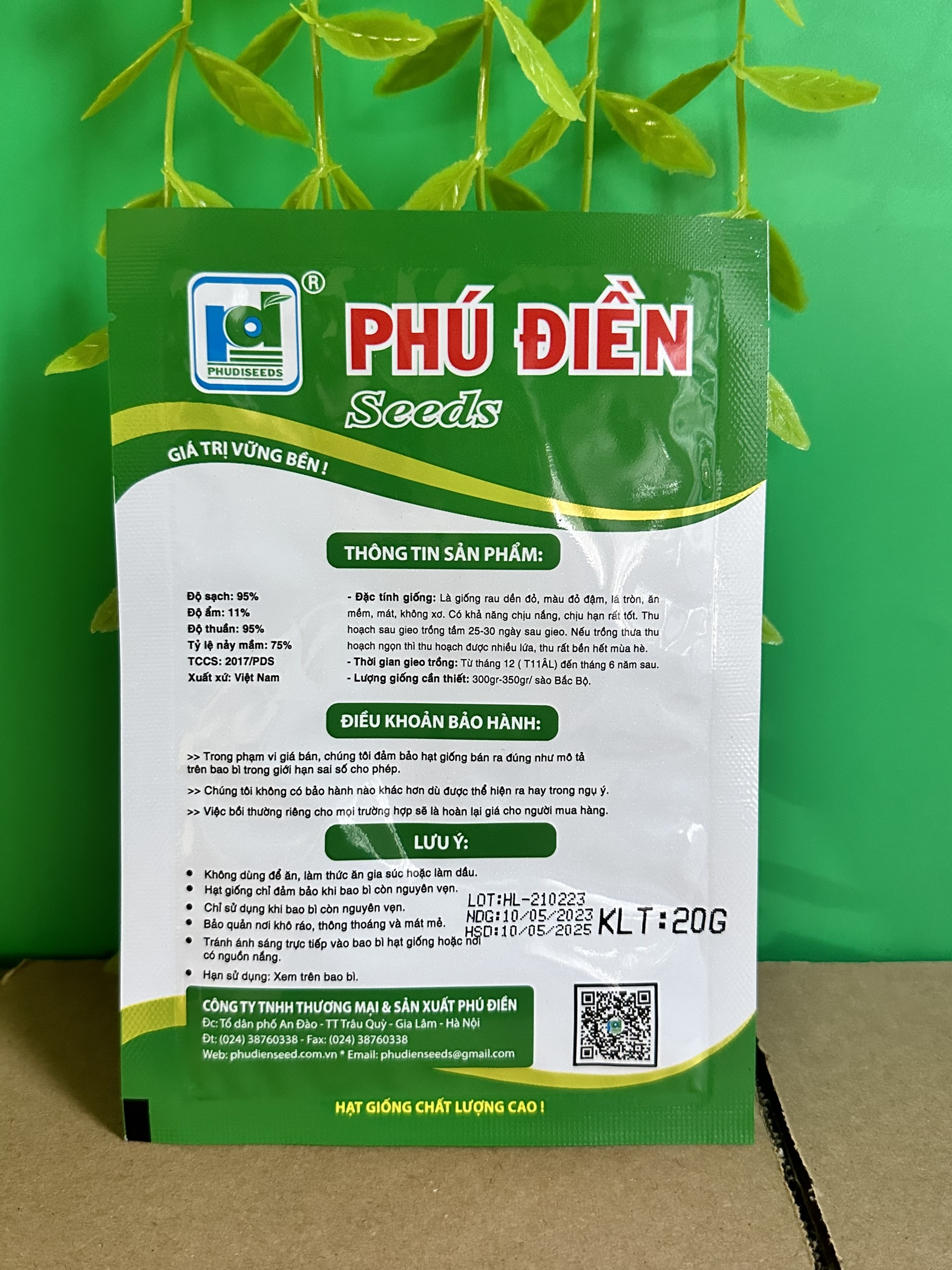Hạt giống rau dền đỏ (Lá tròn)