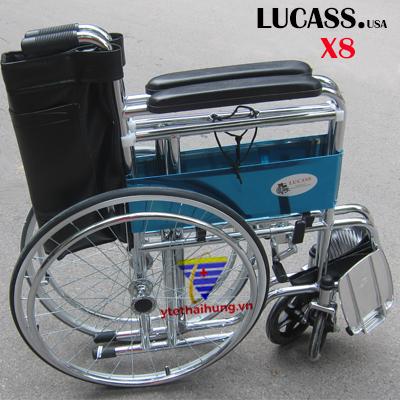 Xe Lăn Tiêu Chuẩn Lucass + 20 Miếng băng Urgo băng vết thương