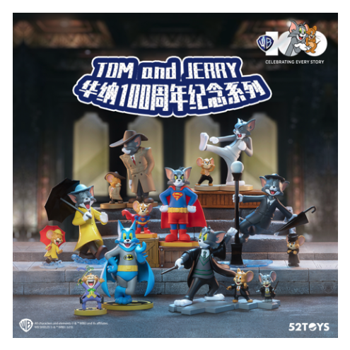 Đồ chơi Blind box Tom & Jerry Warner 100th Anniversary Series - 52Toys