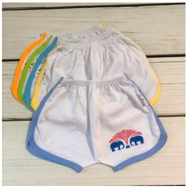 [HCM]Set 10 Quần Đùi Trắng Viền Màu Thể Thao Susu Cho Bé (3-30kg)