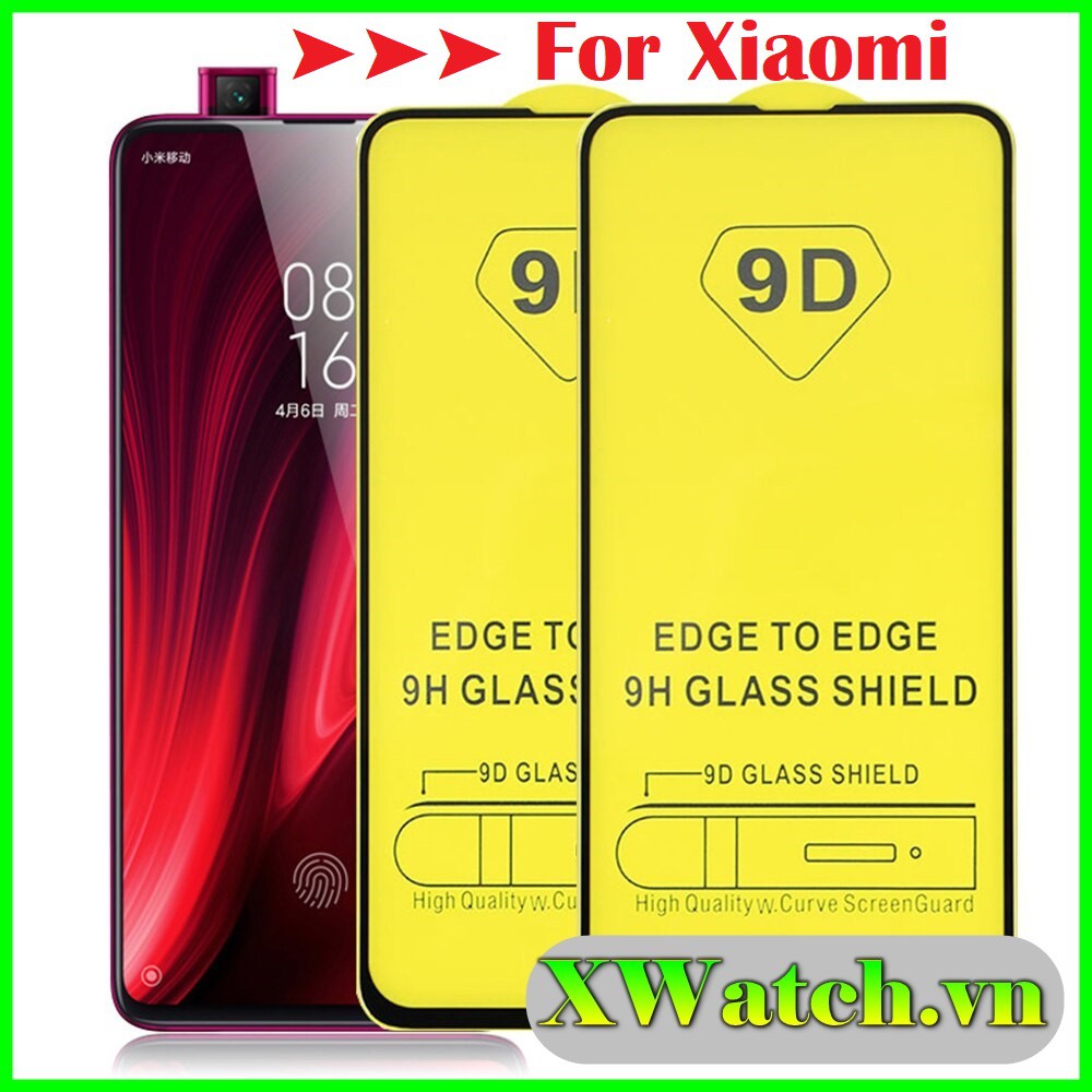Cường lực Full màn Xiaomi Redmi K40 Gaming K40 pro 8a Mi 8 Lite Mi 9 / Mi 9 SE / K20 K20 PRO Note 8 pro