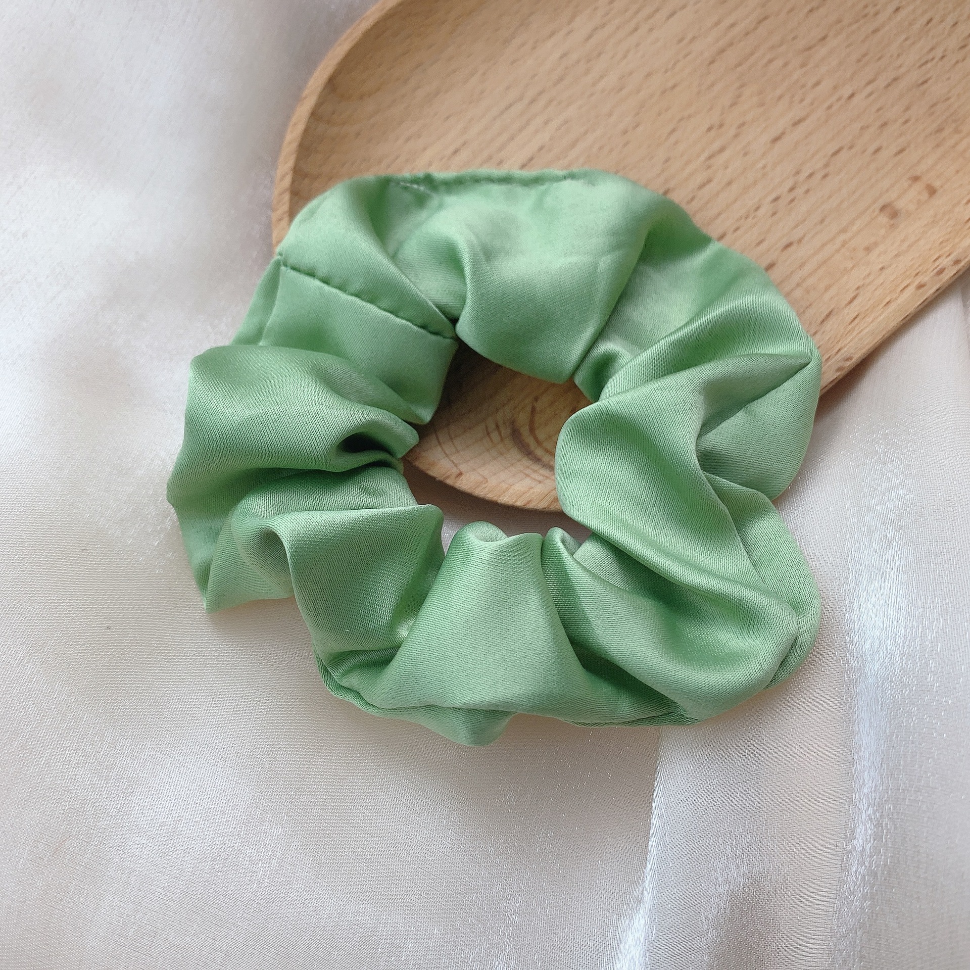 Dây Cột Tóc Scrunchies Màu Trơn Nhiều Màu