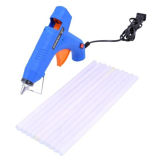 Dụng cụ bắn keo Silicon (Xanh) + Tặng 15 cây keo Nến