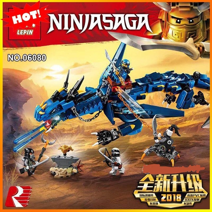 Đồ chơi - lắp ráp Ninja rồng xanh dương - 552 chi tiết