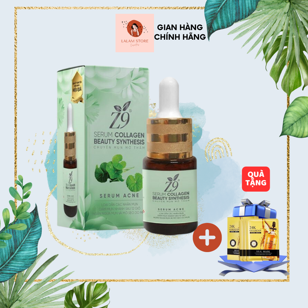 Serum mụn rau má ngừa mụn mờ thâm sẹo z9 z76 15ml