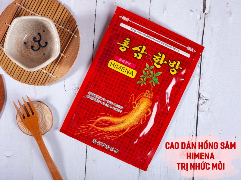 Cao Dán Sâm Đỏ Hàn Quốc 1 Bịch - 20 Miếng