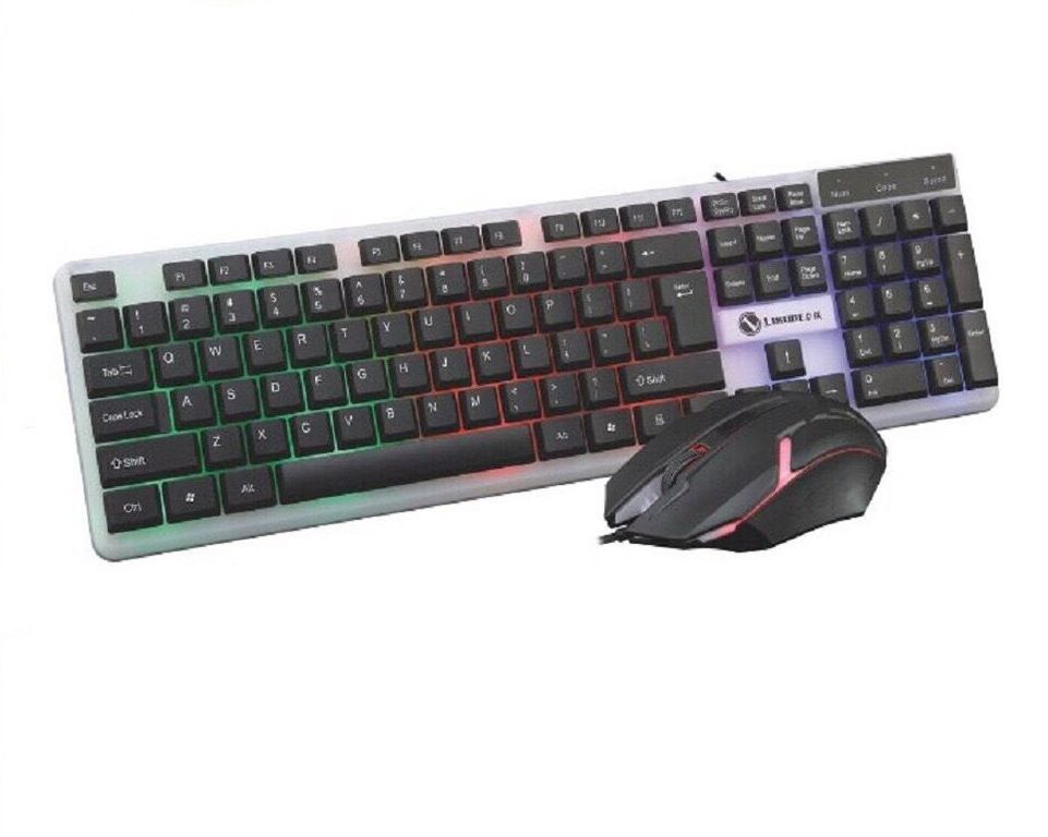 Bộ bàn phím và chuột limeide t11 chuyên game led 7 màu
