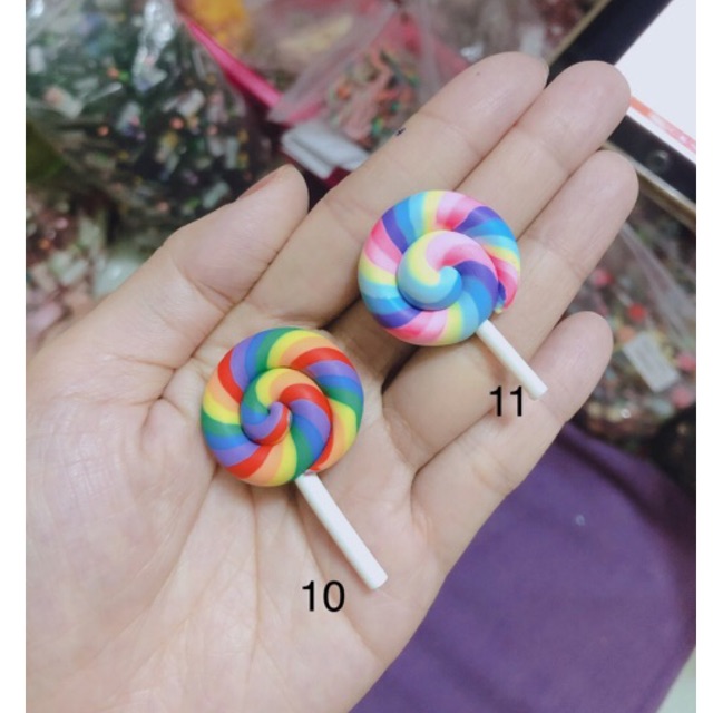 [HCM]Mô Hình Kẹo Mút Lollipop Charm Slime [1 cái ]