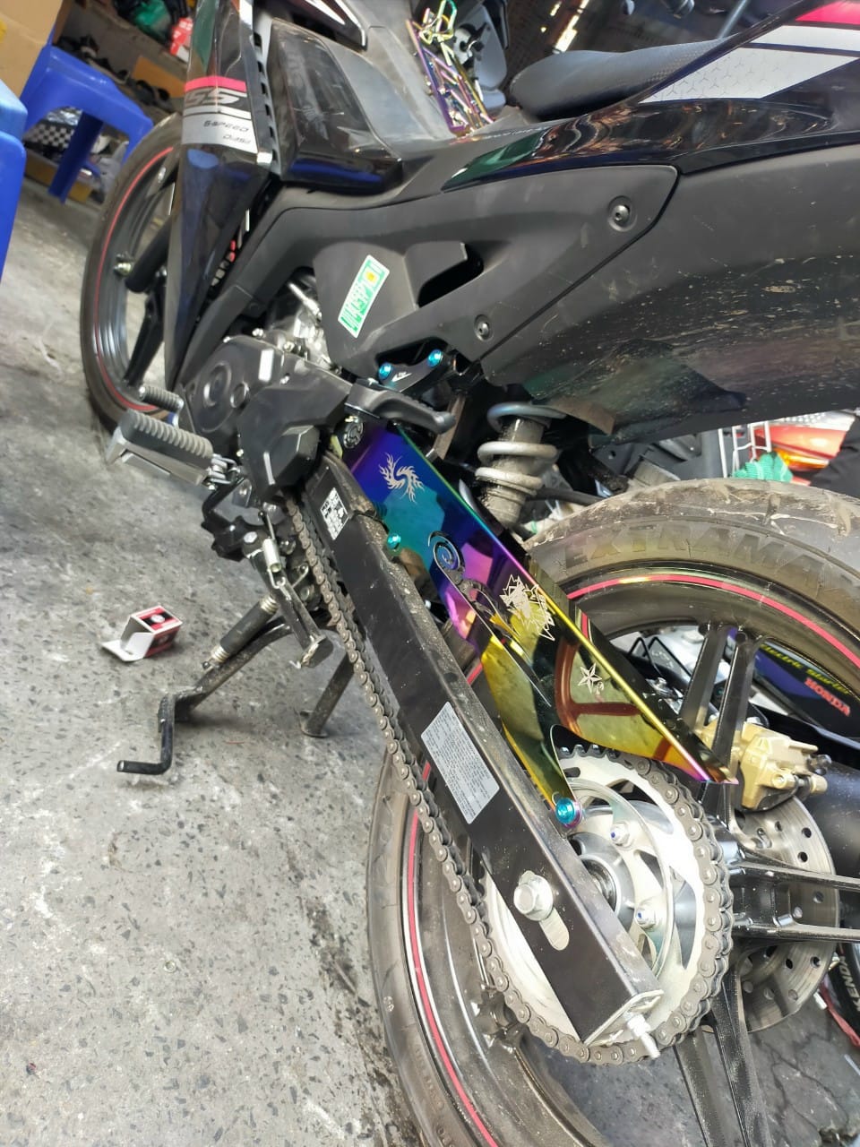 Kate.che sên lắp xe exciter 150 .ex 155