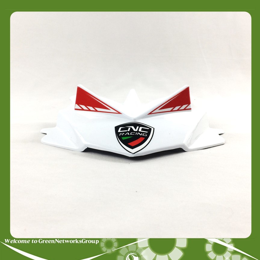 Mão ốp đầu Exciter 150 mẫu sừng Greennetworks (Trắng )