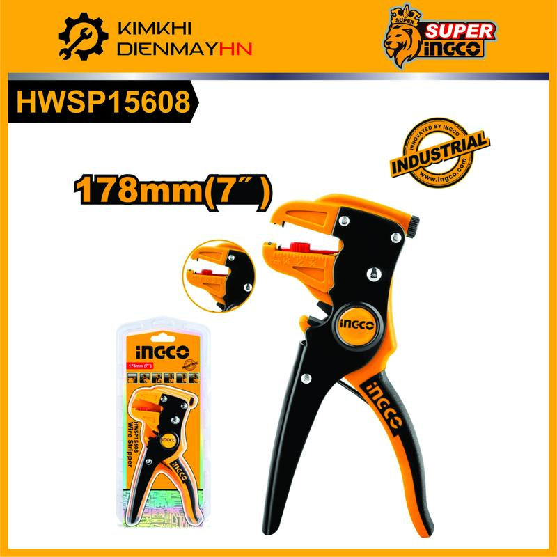Kìm tuốt dây điện đa năng cao cấp INGCO HWSP15608