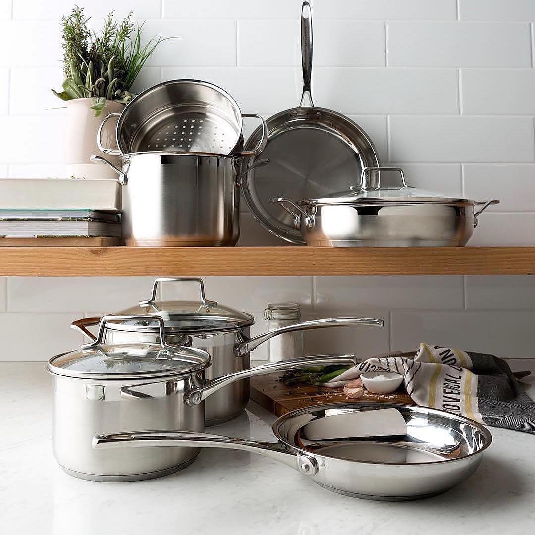 Chảo inox sâu lòng Scanpan Impact dùng bếp từ 28cm, thiết kế đáy 3 lớp, inox 18/10 siêu bền, an toàn cho sức khỏe - 71102800