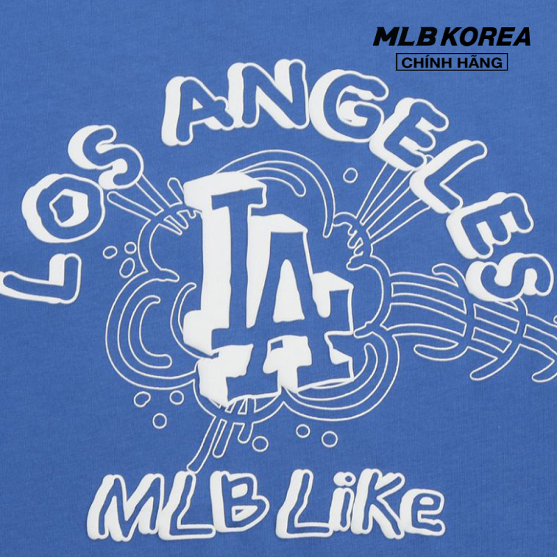 [DF]MLB - Áo thun cổ tròn ngắn tay LIKE Solid Color Popcorn 31TSP2131-07U
