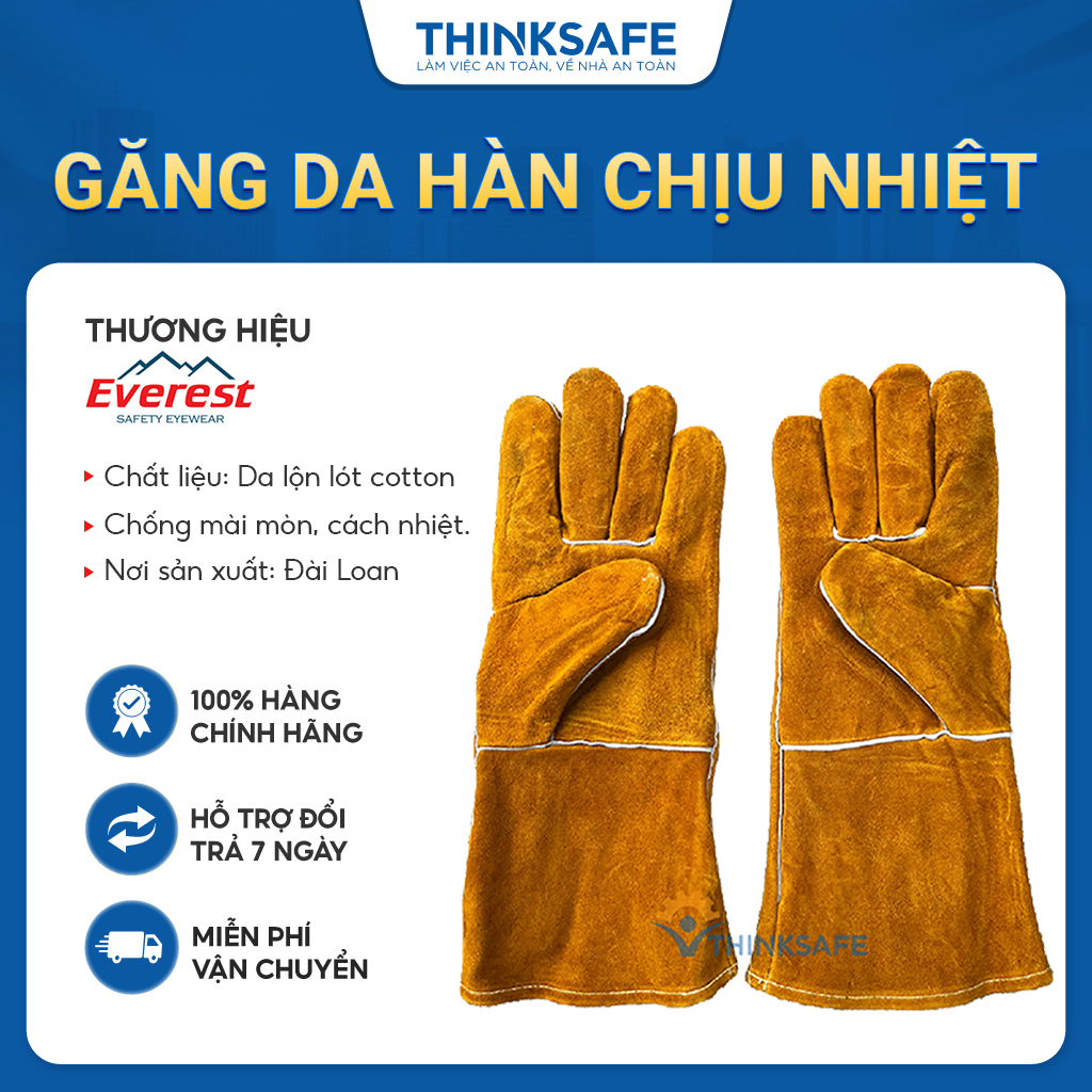 Everest EW14 flame retardant solar powered gloves heat resistant multi-function gloves for soldering iron-Intl