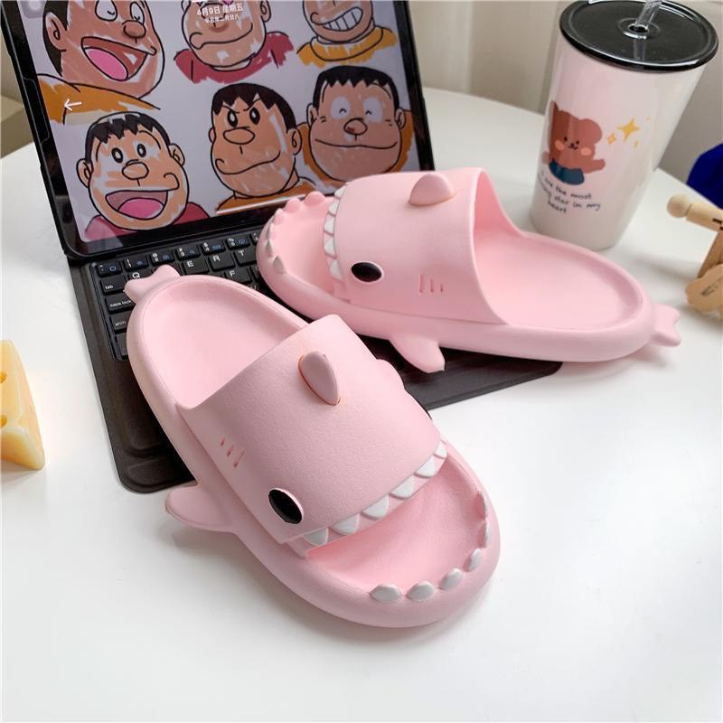 [Dép Người Lớn - Sẵn Hàng] Dép Cá Mập Dễ Thương Size Lớn Cho Nam Nữ