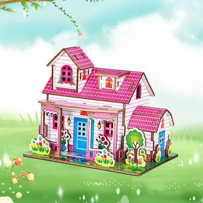 Đồ chơi lắp ghép gỗ 3D Ngôi nhà mơ ước