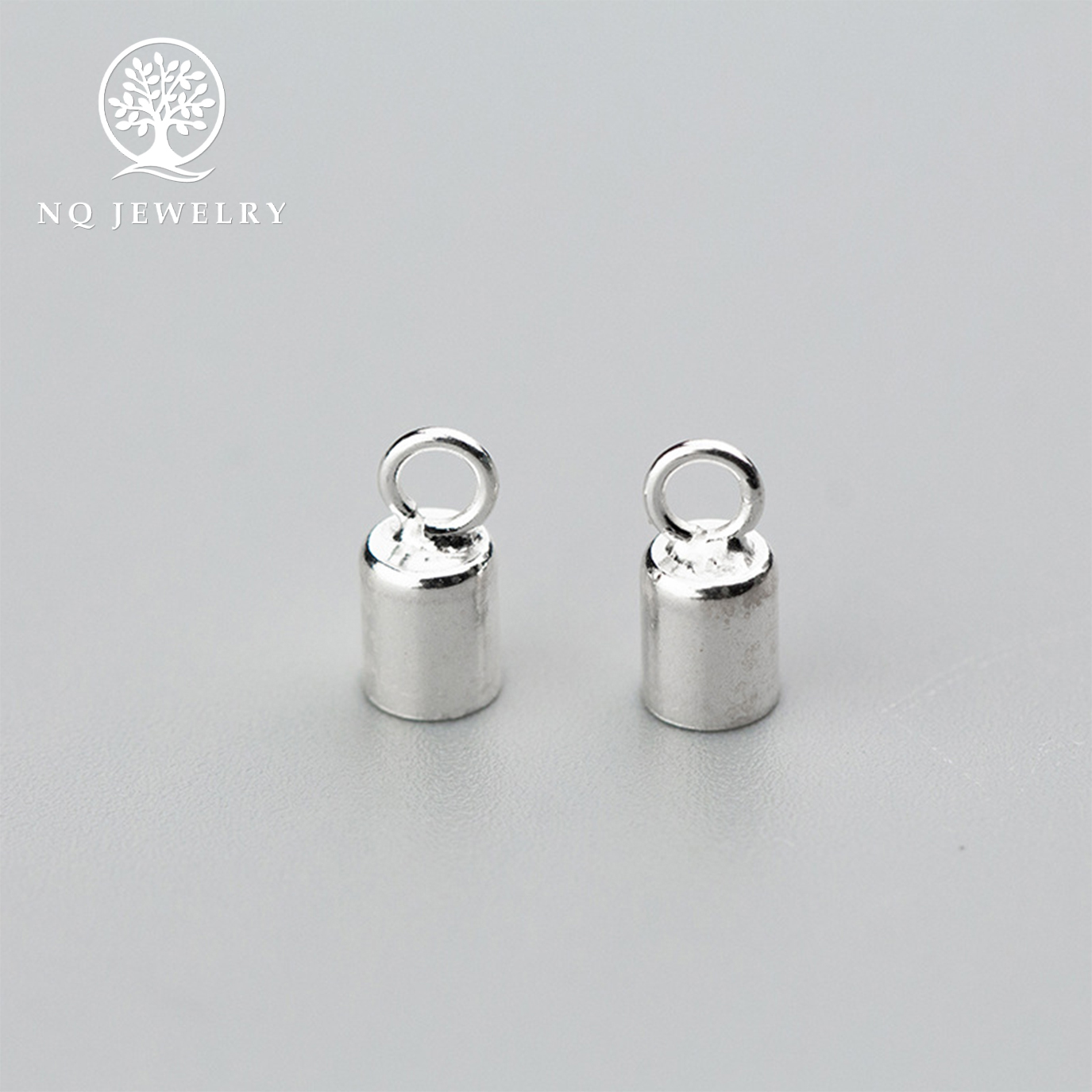 [HCM]Charm bạc chụp đầu dây - NQ Jewelry