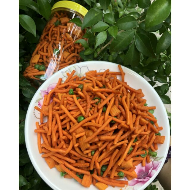 500g bim bim que đậu hà lan - đồ ăn vặt