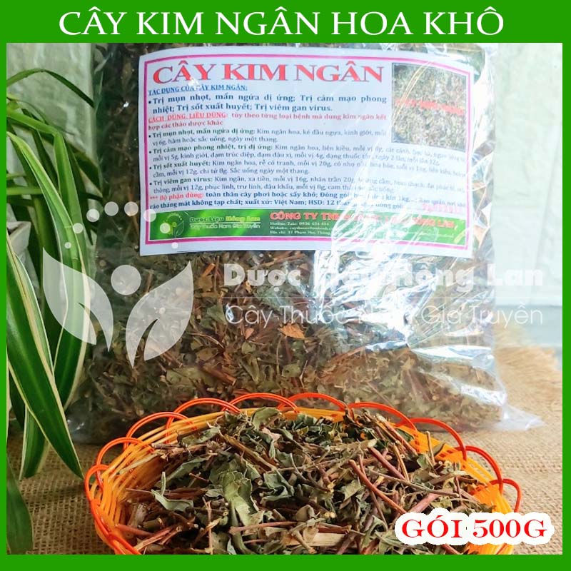 Dây kim ngân hoa khô 500g - hàng chính hãng loại 1