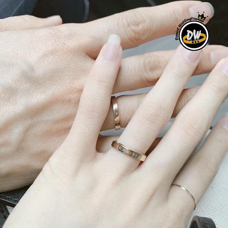 [XẢ HÀNG] Nhẫn Titanium v1 - Nhẫn cặp đôi thời trang 316L thép không gỉ [Bảo Hành 1 năm]