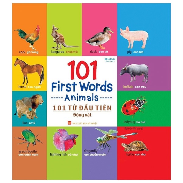 Sách: 101 Từ Đầu Tiên Cho Bé ( Trọn Bộ 6 Cuốn)