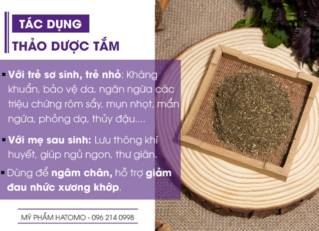 Tắm Thảo Dược HATOMO (10 Túi Lọc)