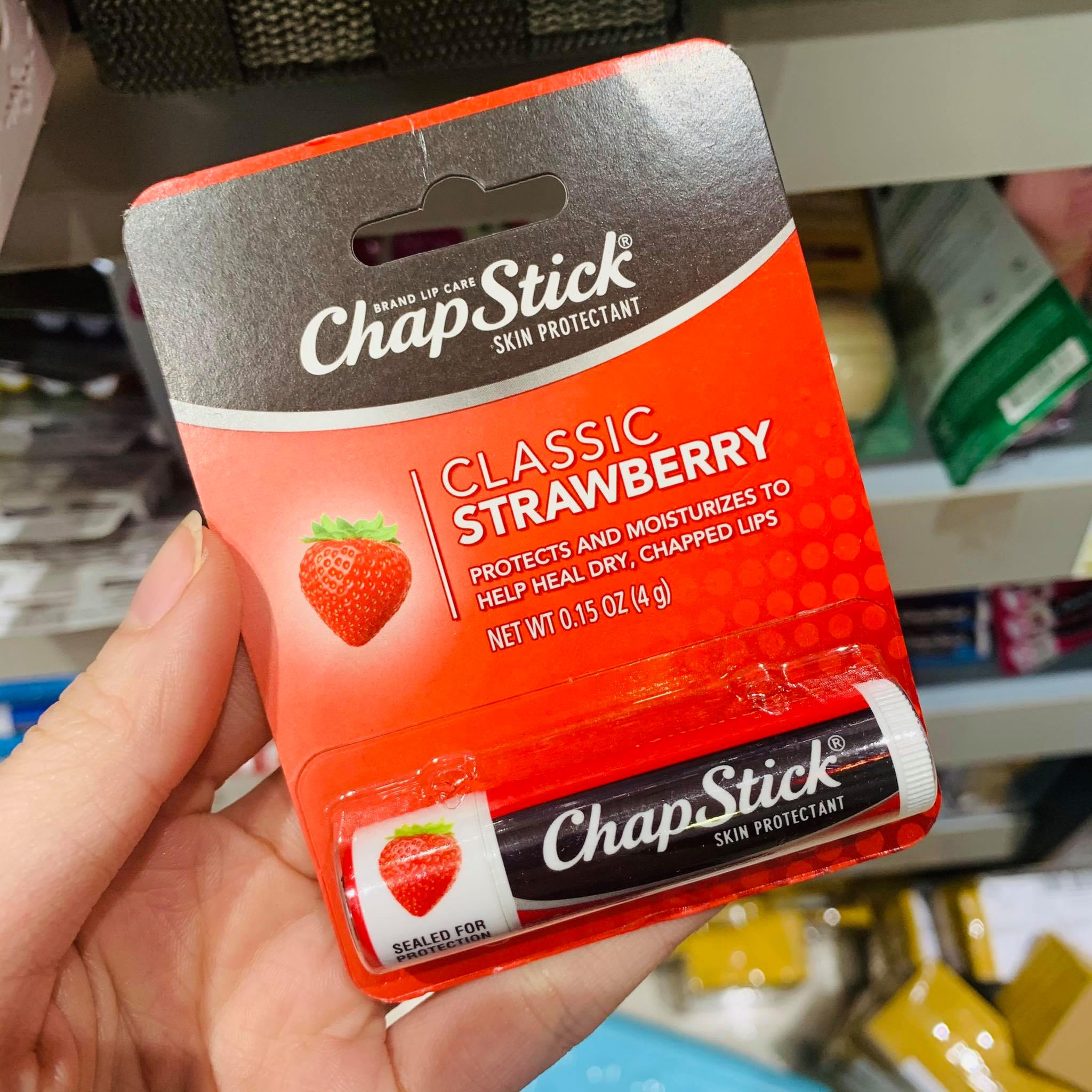 [Saigon Scent] Son dưỡng Chapstick Lip Balm - Strawberry ( tách lẻ - 4g/cây )