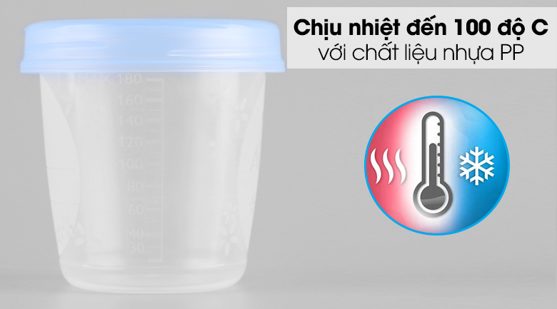 Hộp 5 Cốc trữ sữa Avent [Cam kết chính hãng]