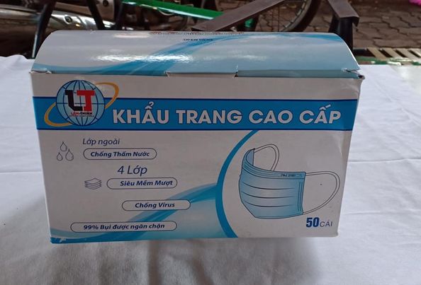 Khẩu trang y tế Lâm Thịnh Tím