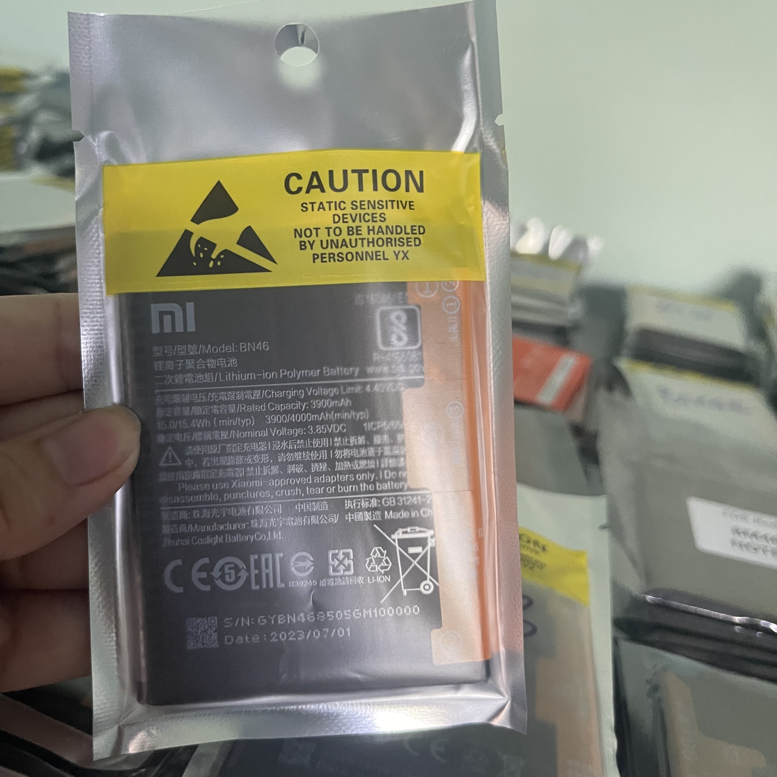 pin điện thoai BN46 /redmi 7 / redmi note 8 zin