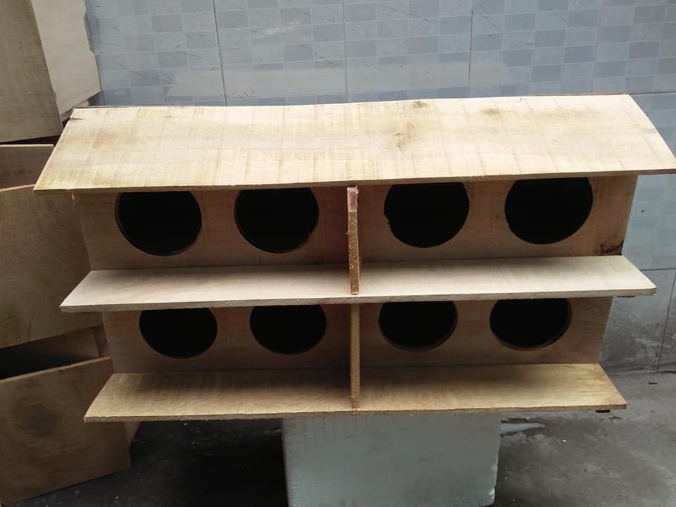 Chuồng chim bồ câu 8 Lỗ bằng gỗ