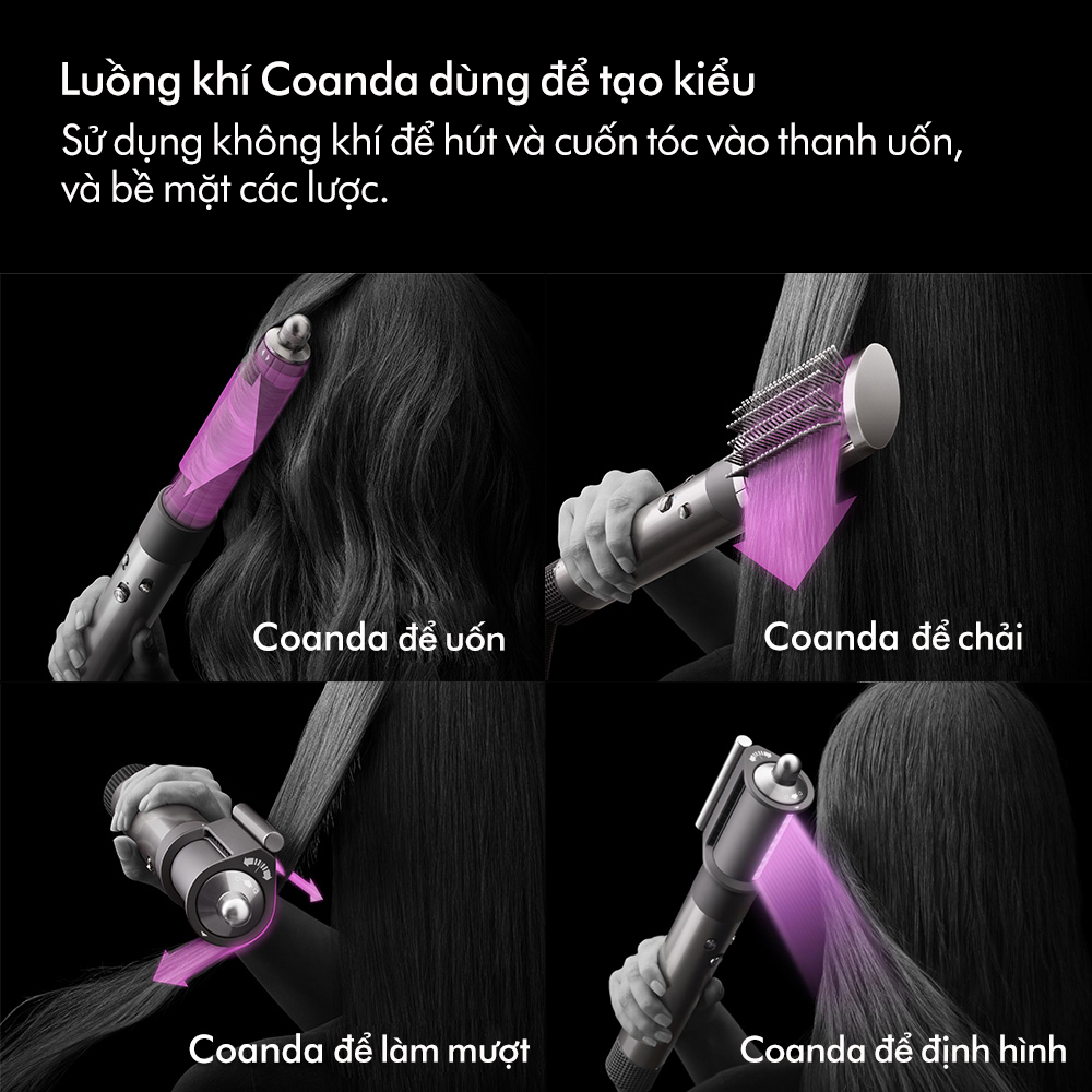Máy tạo kiểu tóc đa năng Dyson Airwrap ™ Complete Long (Blue/Blush)