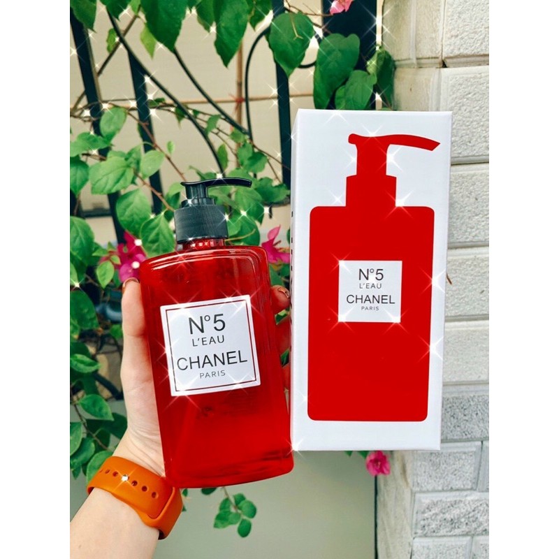 sữa tấm hương nước hoa NO5 đỏ 400ml