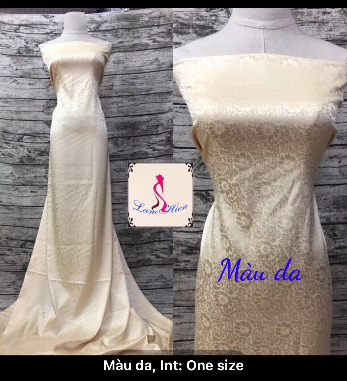 Vải gấm may áo dài, áo bà ba