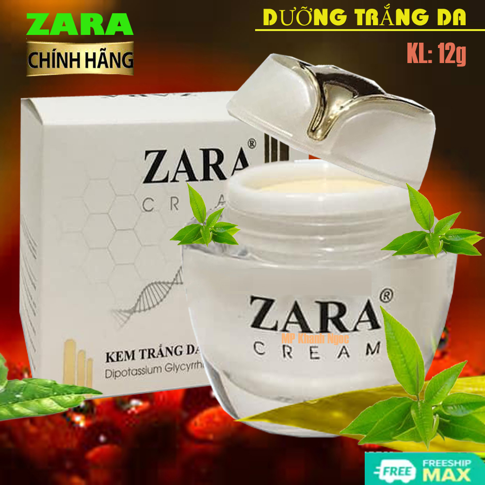 Kem Dưỡng da ZARA 12g đủ loại - Dưỡng trắng da thảo dược - Nám sạm tàn nhang - Dưỡng trắng da Chống nắng - Mụn thảo dược - Tinh chất thiên nhiên - Chính hãng Gia Bảo