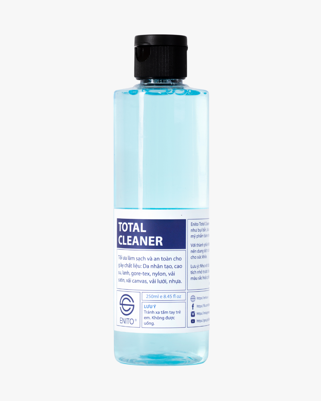 [Ảnh thật] [Chính hãng] Dung dịch vệ sinh giày Enito Total Cleaner 250ml
