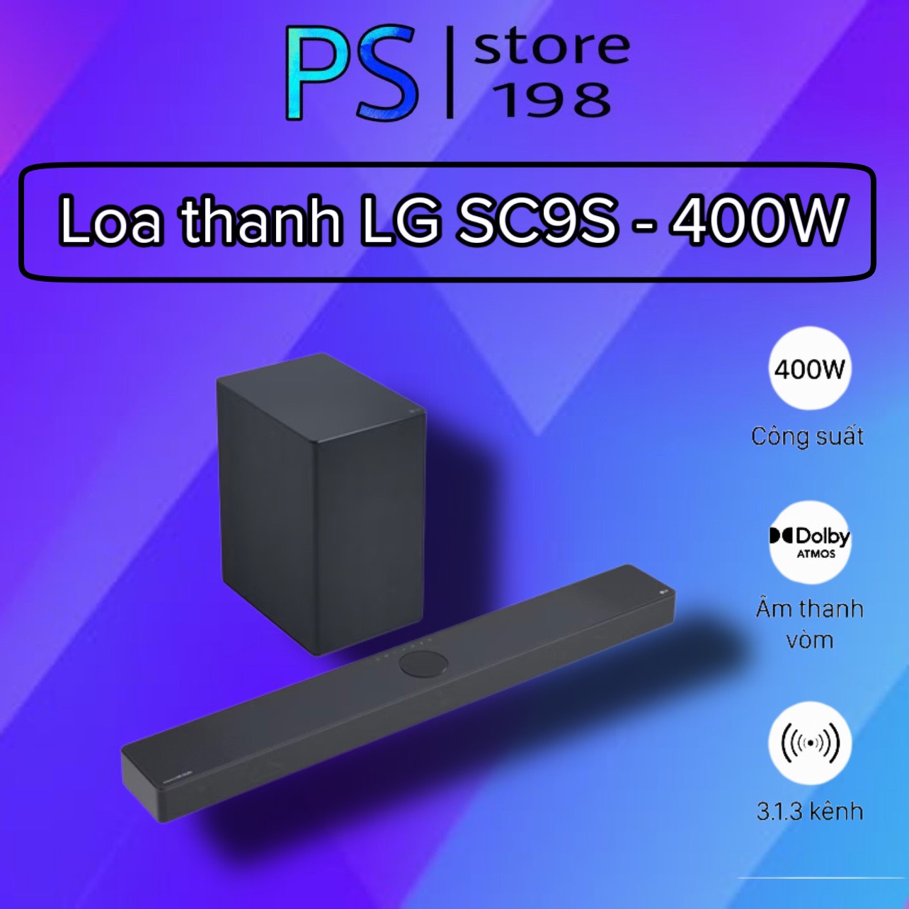 [FREE SHIP TOÀN QUỐC] Loa Thanh Soundbar LG SC9S Hàng Chính Hãng Bảo Hành 12 Tháng Trên Toàn Quốc