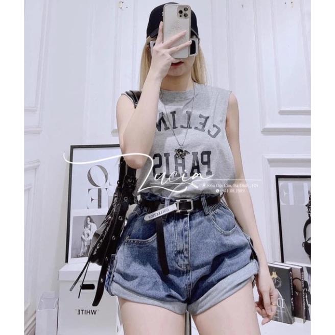 quần sooc bò cập chun shopmebebo1998